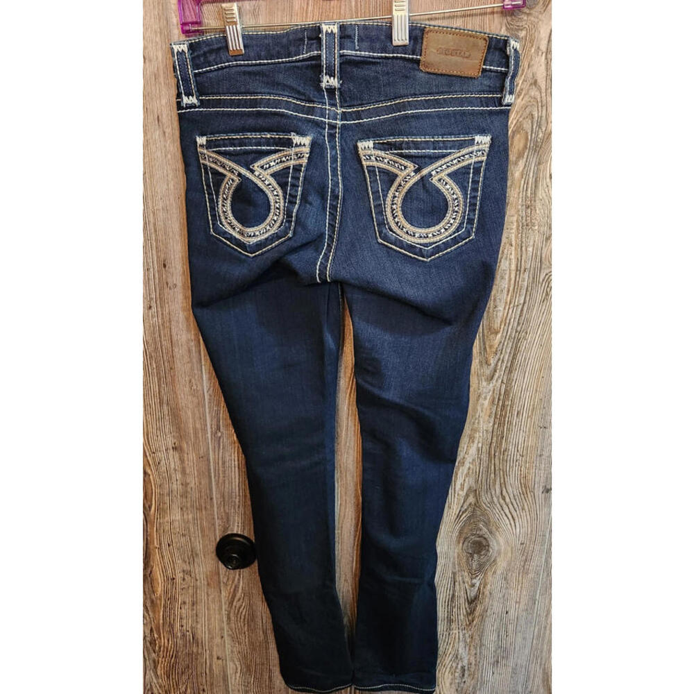 Big Star "Maddie" Denim Blue Jeans Women 26R (27x29) Skinny Slim Western Rodeo
